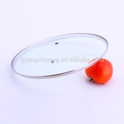 High quality easy open 38cm glass lid