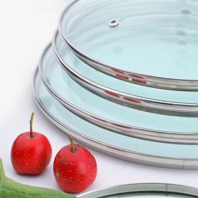 Various Size Clear Tempered Glass Lid For Frying Pan and Pot