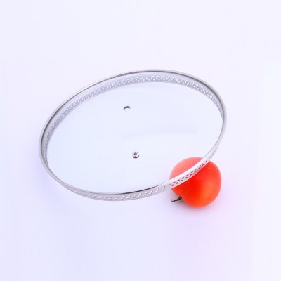 Customized professional pyrex microwave cast glass lid with bakelite knob